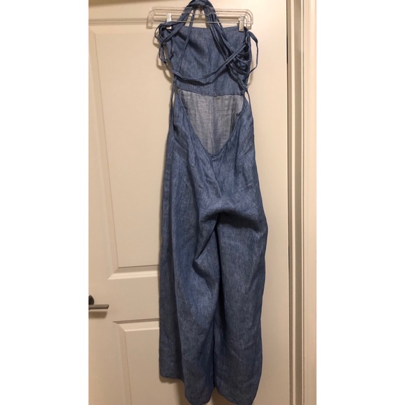 Milly Chambray Jumpsuit - Picture 6 of 7